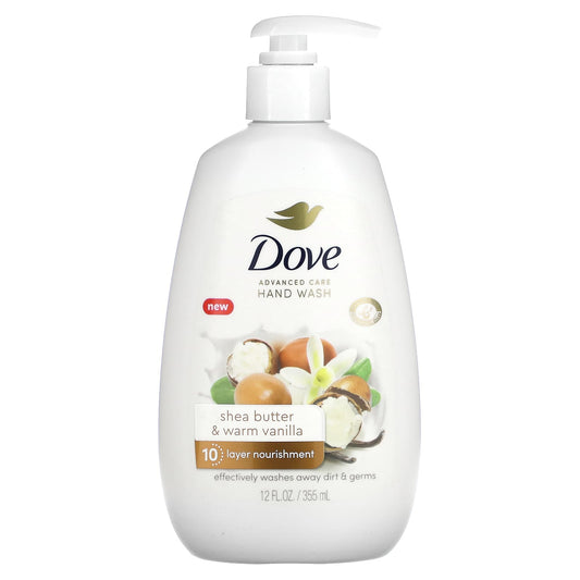 Nourish Your Hands with Dove Shea Butter & Warm Vanilla Hand Wash - Image 1