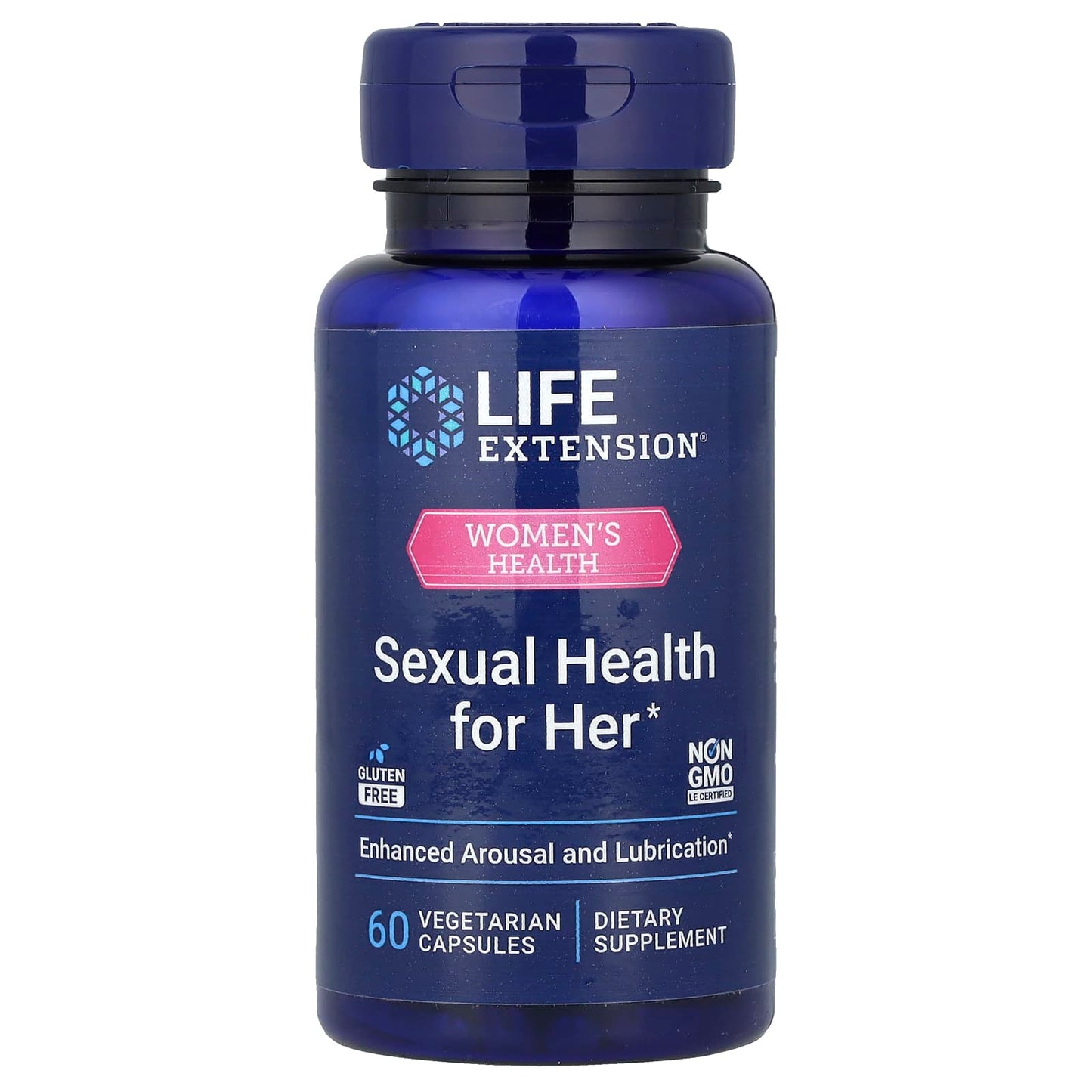 Life Extension, Women's Health, Sexual Health for Her, 60 Vegetarian Capsules