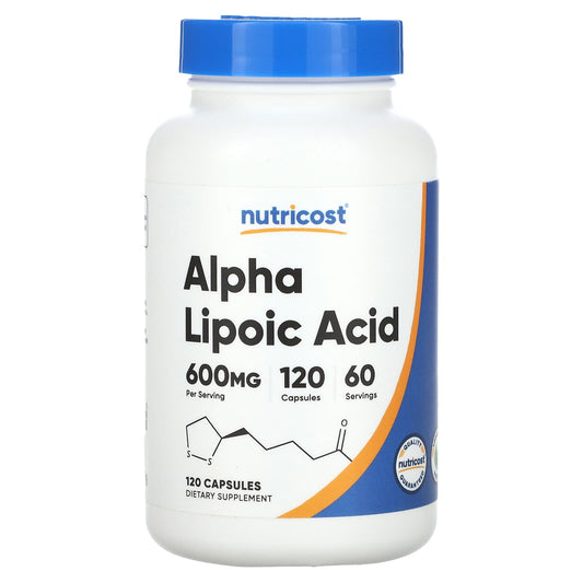 Nutricost, Alpha Lipoic Acid, 120 Capsules (300 mg per Capsule) - Image 1