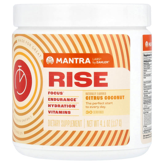 Zahler, Rise, Citrus Coconut, 4.1 oz (117 g) - Image 1