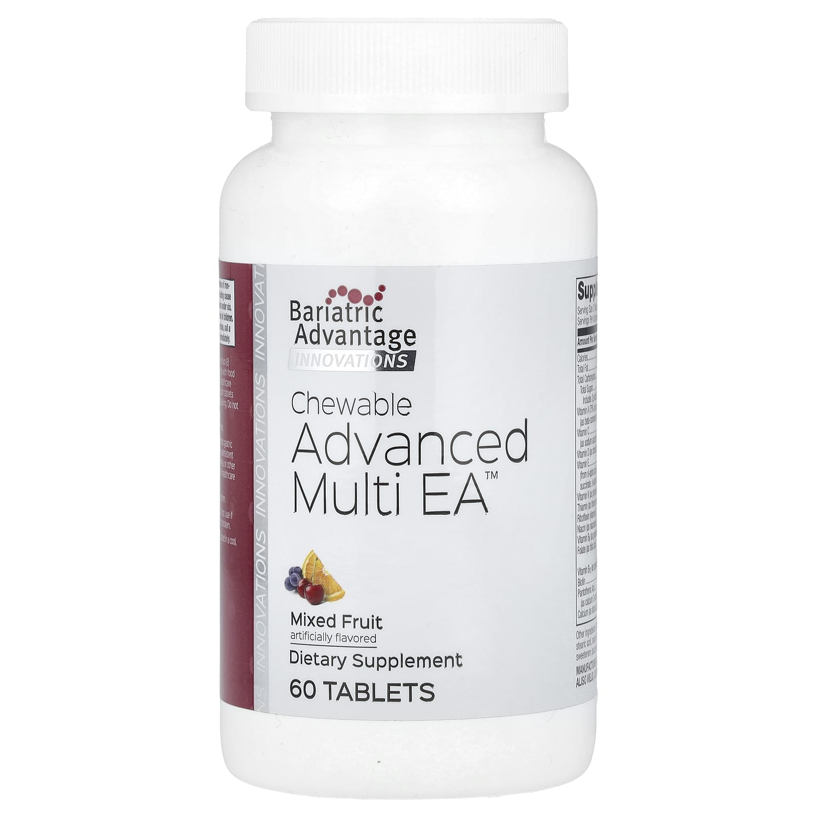 Bariatric Advantage Chewable Advanced Multi EA, 60 Tablets - Mixed Fruit - Image 1
