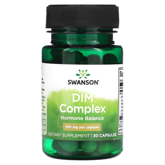 Swanson, DIM Complex, 100 mg, 30 Capsules - Image 1