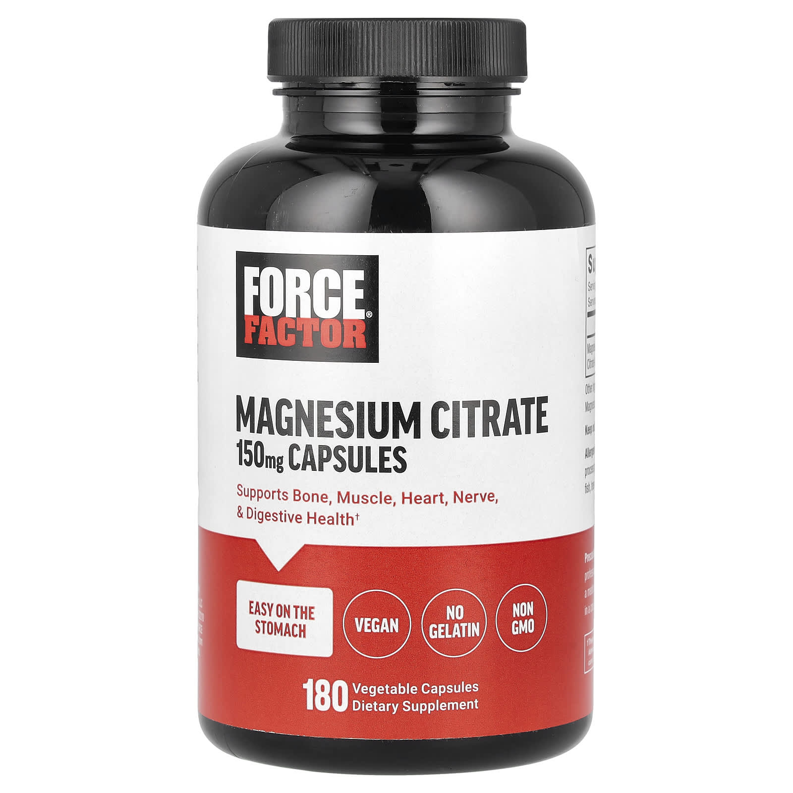 Force Factor Magnesium Citrate Supplement for Healthy Bones & Muscles - Image 1