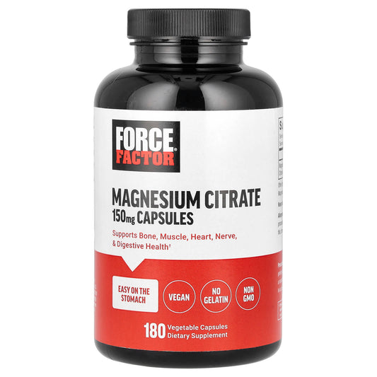 Force Factor Magnesium Citrate Supplement for Healthy Bones & Muscles - Image 1