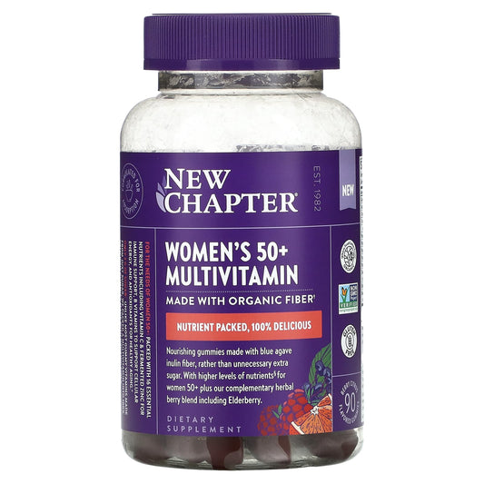 New Chapter, Women's 50+ Multivitamin, Berry Citrus, 90 Gummies - Image 1