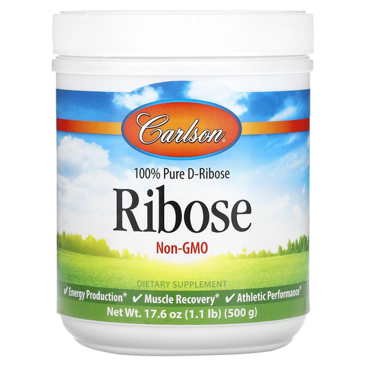 Carlson 100% Pure D-Ribose Energy & Muscle Recovery Supplement - Image 1