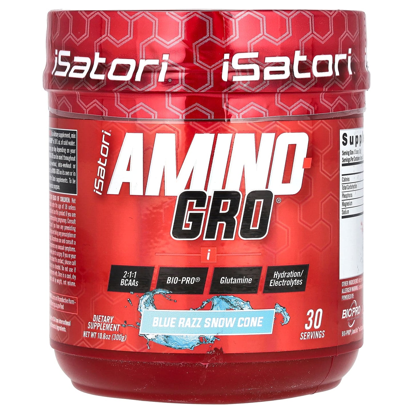 Boost Performance with Isatori Amino-Gro - 10.6 oz (300 g) - Image 1