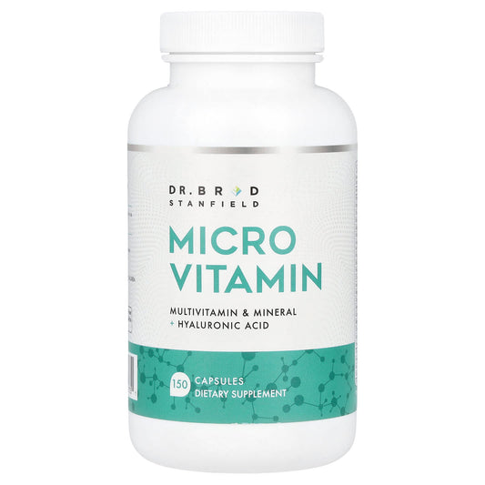 Dr. Brad MicroVitamin + Hyaluronic Acid, 150 Capsules, Multivitamin Supplement - Image 1