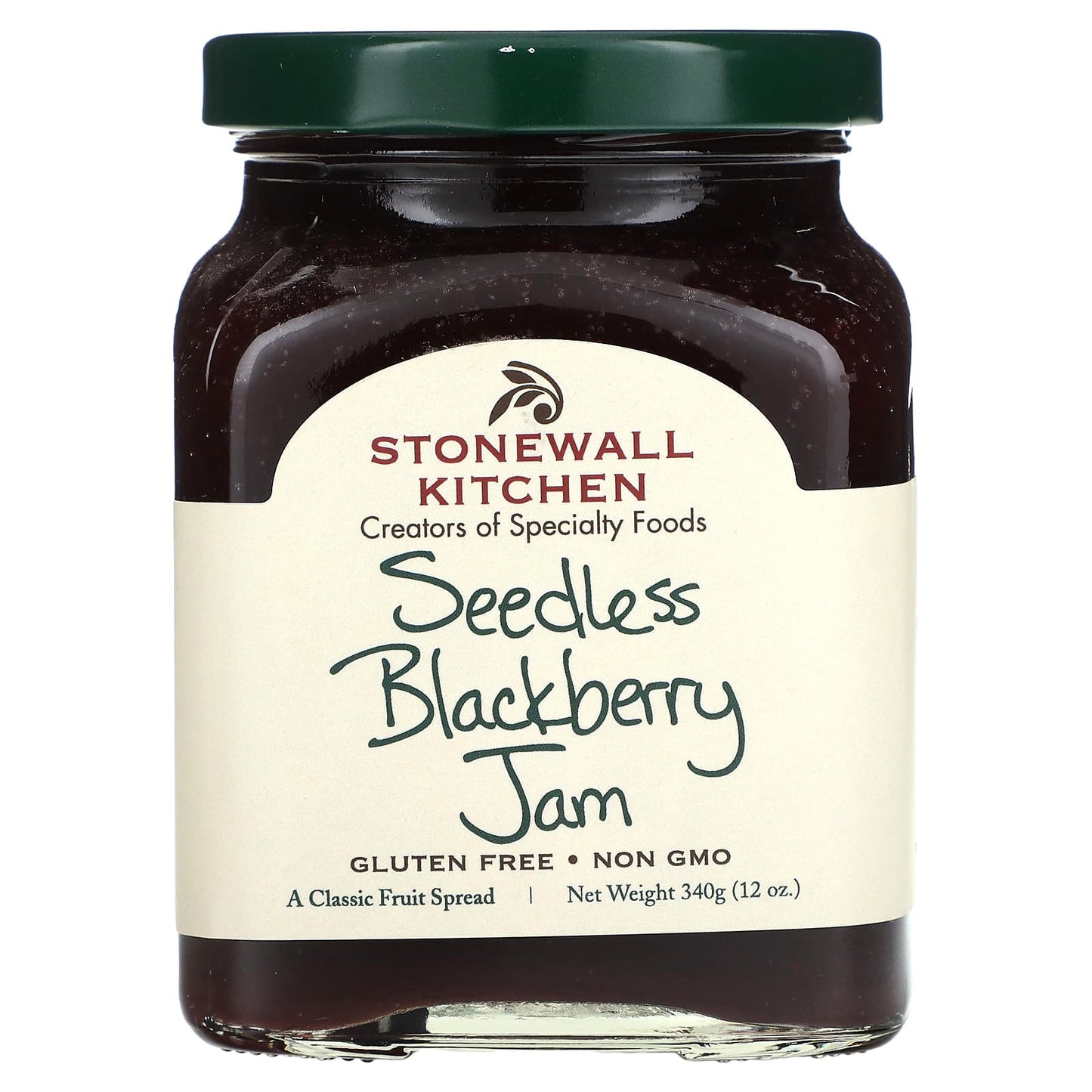 Stonewall Kitchen, Seedless Blackberry Jam, 12 oz (340 g) - Image 1
