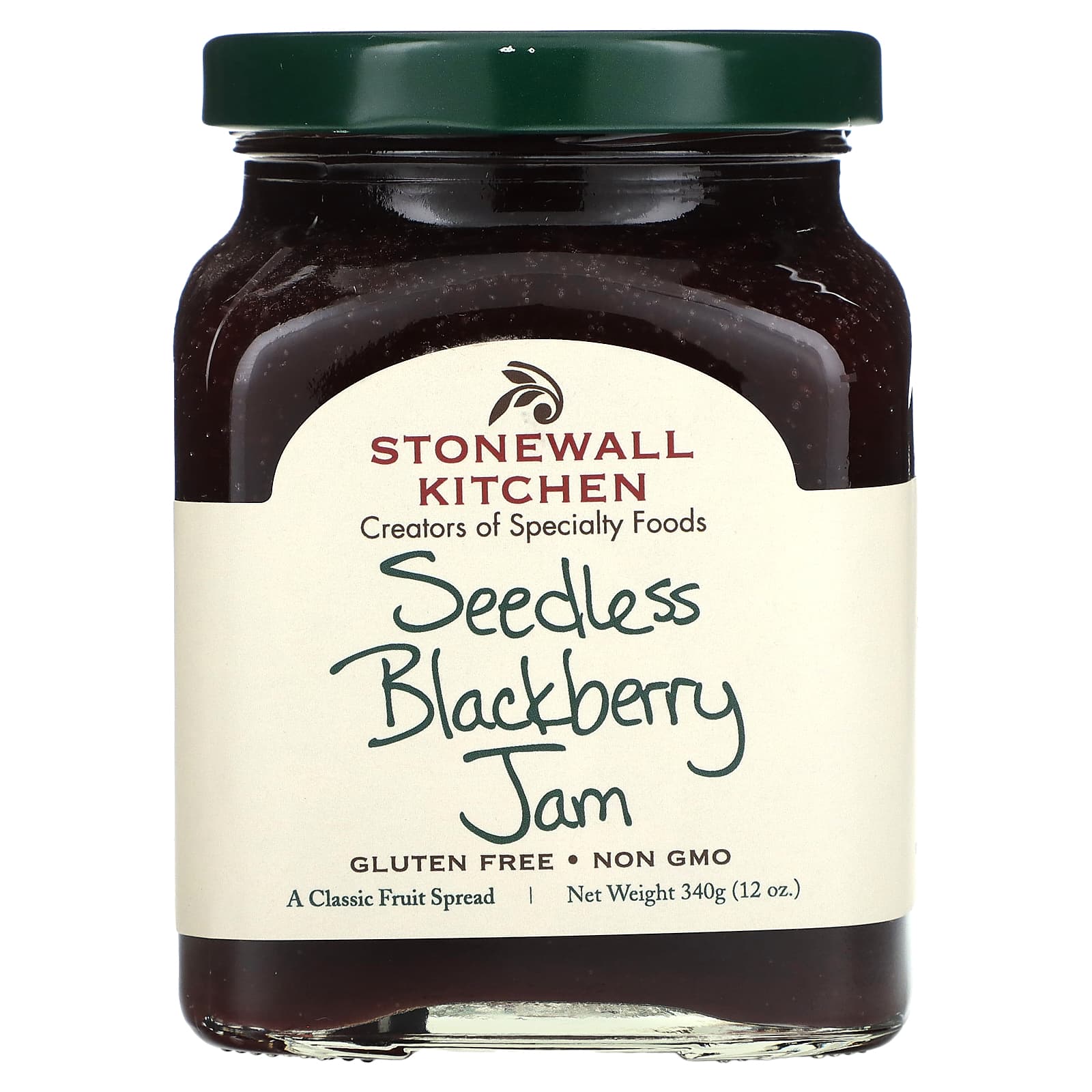 Stonewall Kitchen, Seedless Blackberry Jam, 12 oz (340 g) - Image 1