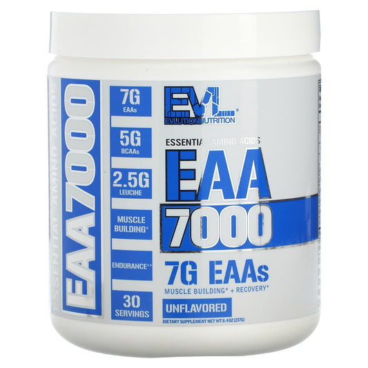 EVLution Nutrition EAA 7000 Unflavored Powder for Muscle Building - Image 1