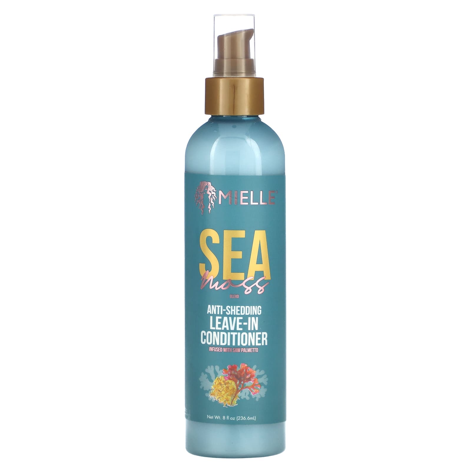 Mielle, Anti-Shedding, Leave-In Conditioner, Sea Moss Blend, 8 fl oz (236.6 ml) - Image 1