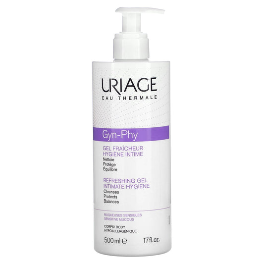 Uriage, Gyn-Phy, Refreshing Gel Intimate Hygiene, 17 fl oz (500 ml) - Image 1
