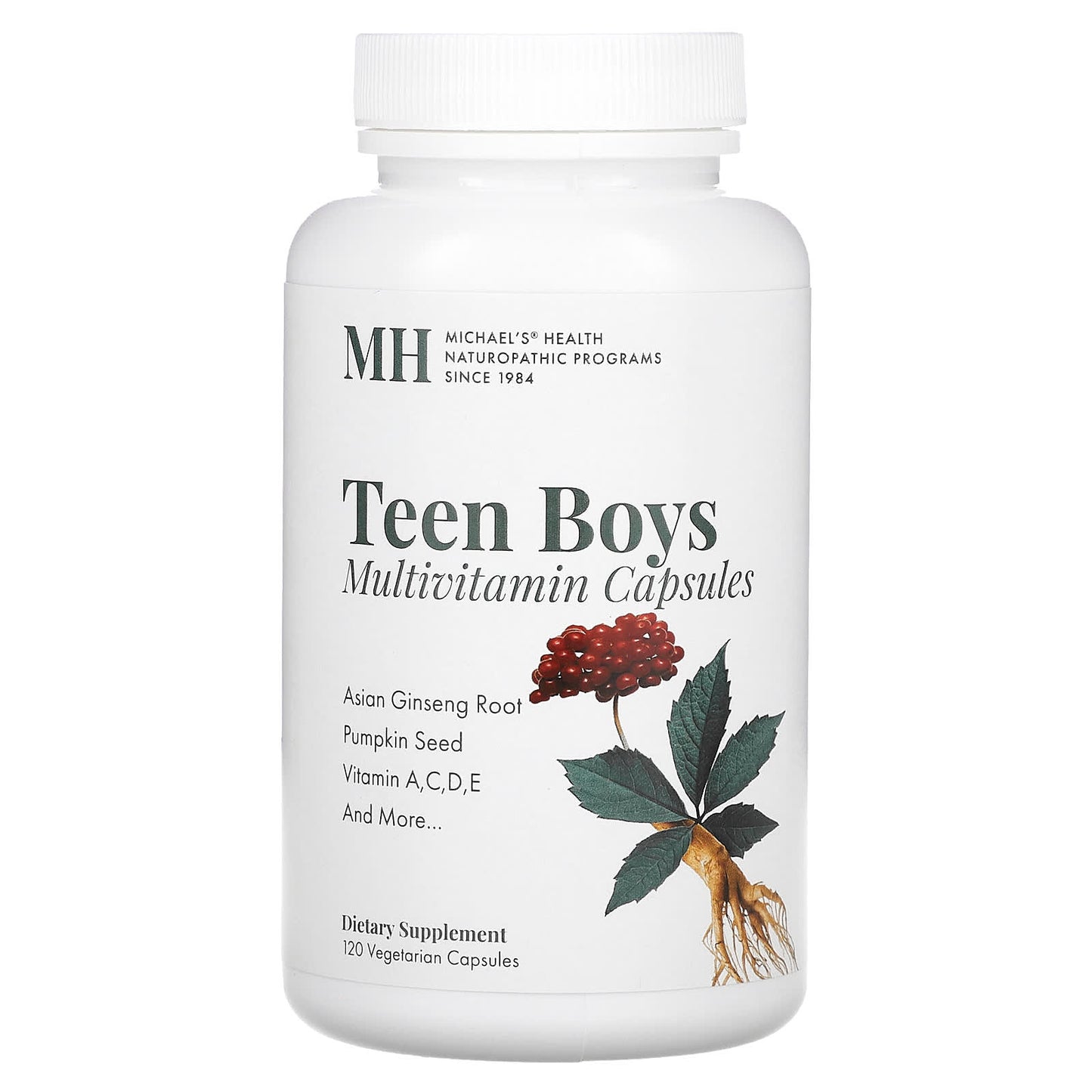 Michael's Health, Teen Boys Multivitamin, 120 Vegetarian Capsules - Image 1