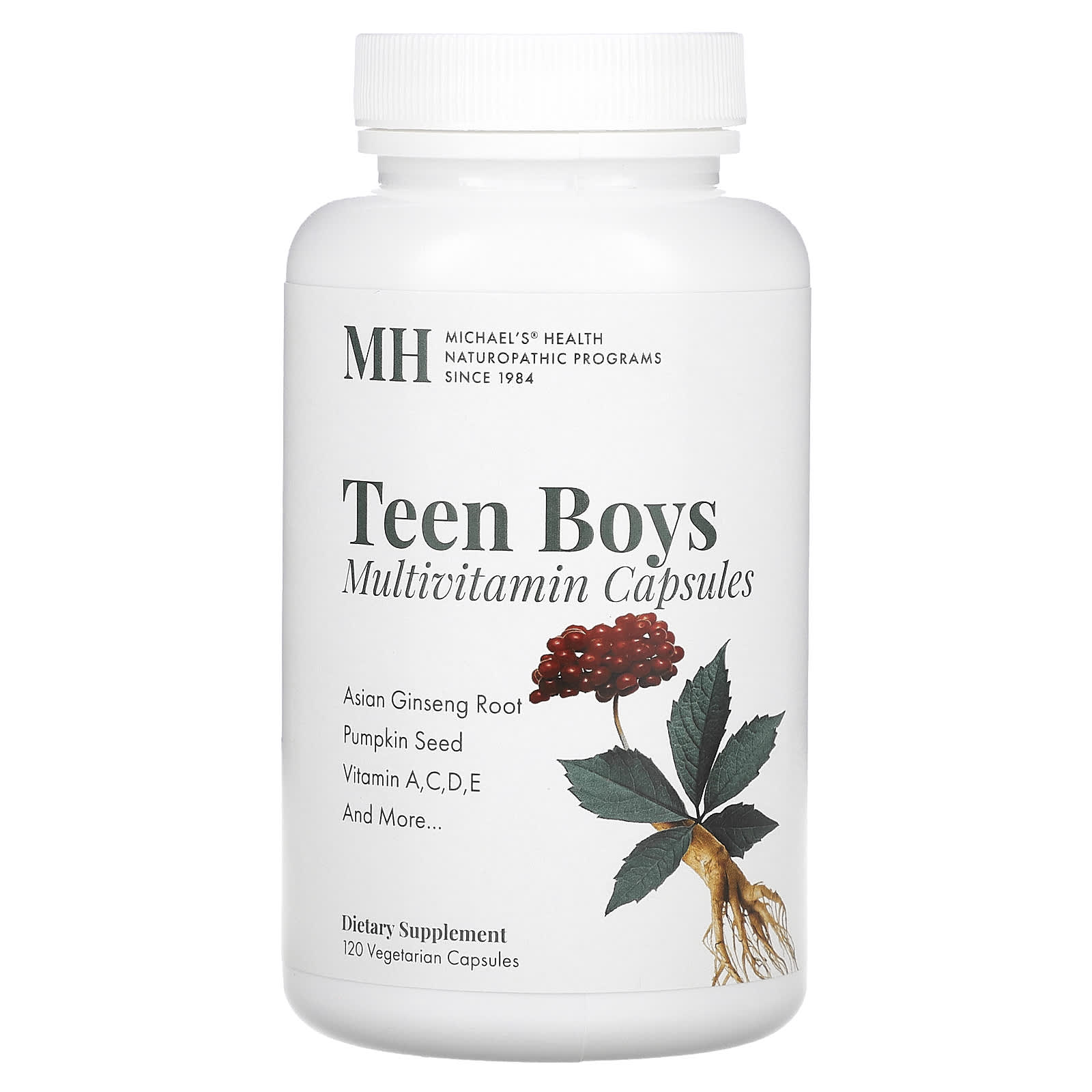 Michael's Health, Teen Boys Multivitamin, 120 Vegetarian Capsules - Image 1