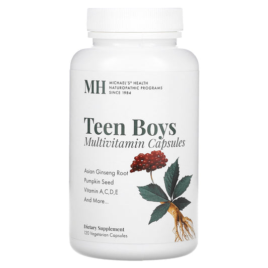 Michael's Health, Teen Boys Multivitamin, 120 Vegetarian Capsules - Image 1