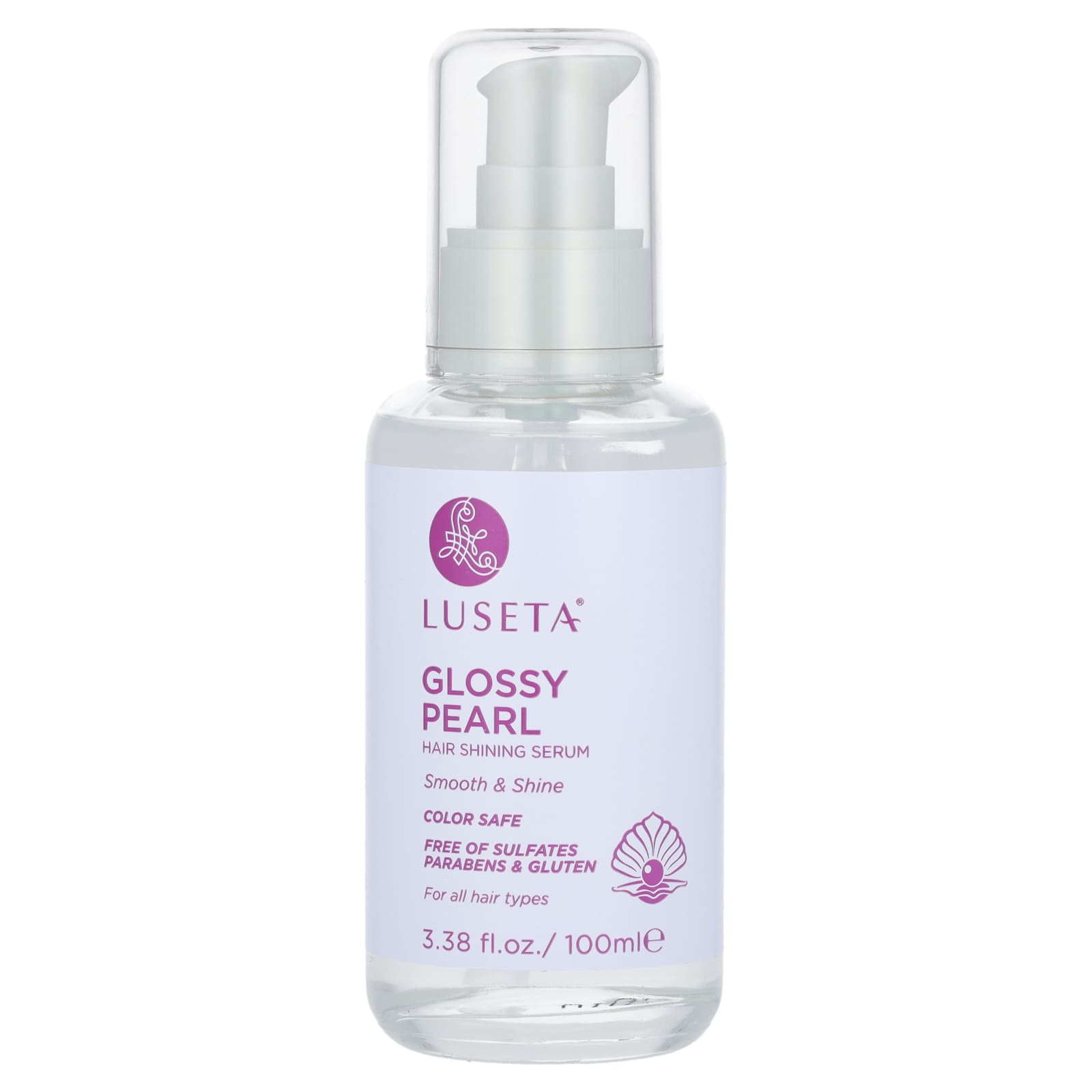 Luseta Beauty, Glossy Pearl, Hair Shining Serum, For All Hair Types, 3.38 fl oz (100 ml) - Image 1