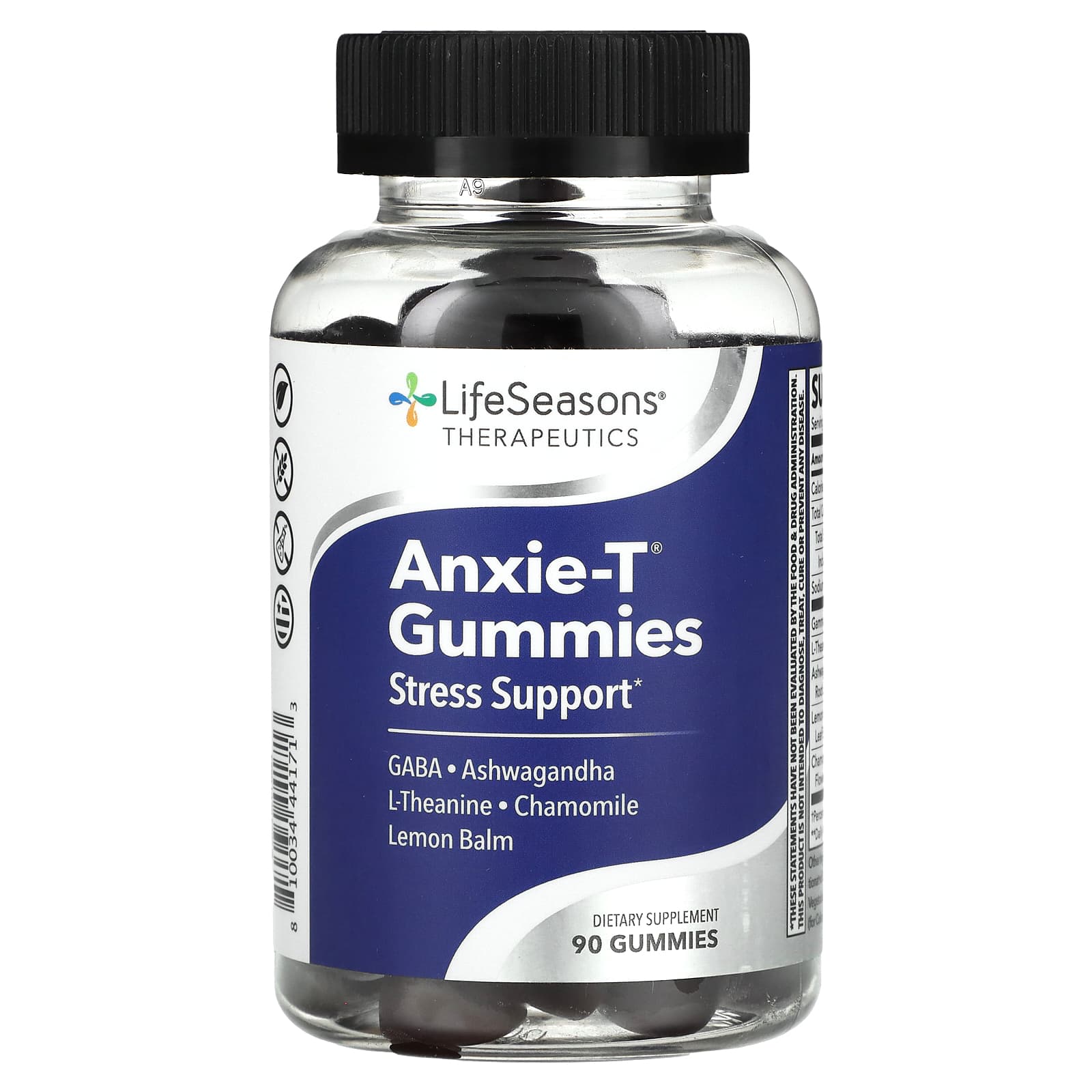 LifeSeasons, Anxie-T Gummies, Stress Support, 90 Gummies - Image 1