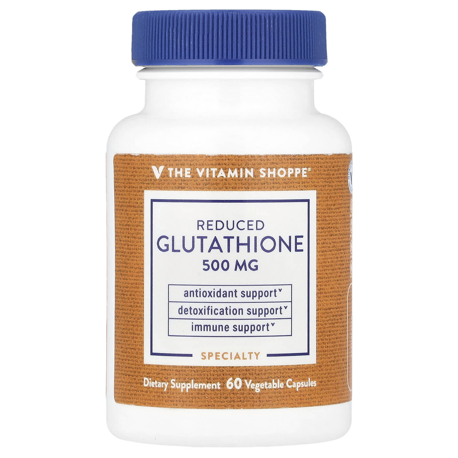 The Vitamin Shoppe, Reduced Glutathione, 500 mg, 60 Vegetable Capsule - Image 1