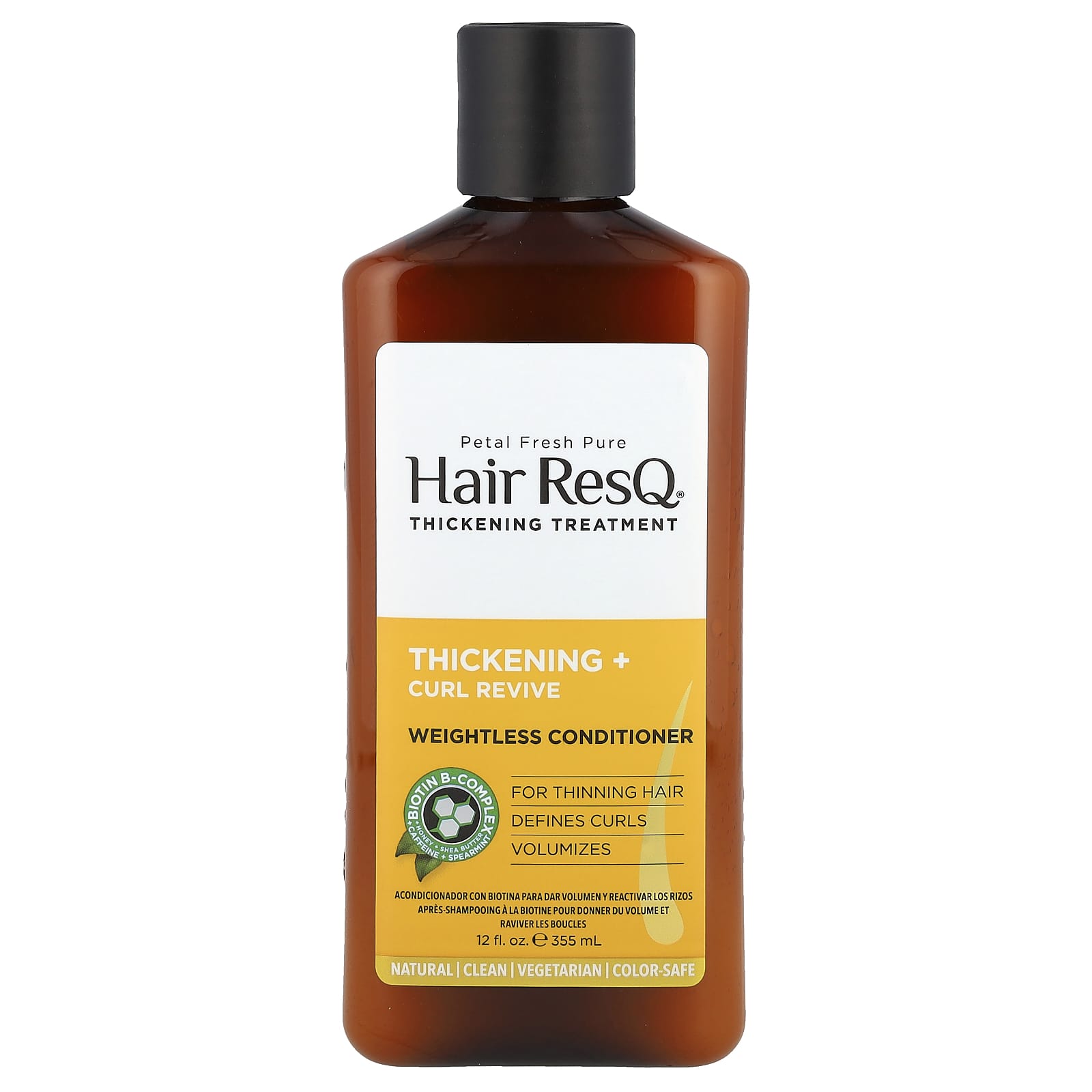 Petal Fresh, Hair ResQ®, Weightless Conditioner, Thickening + Curl Revive, 12 fl oz (355 ml) - Image 1