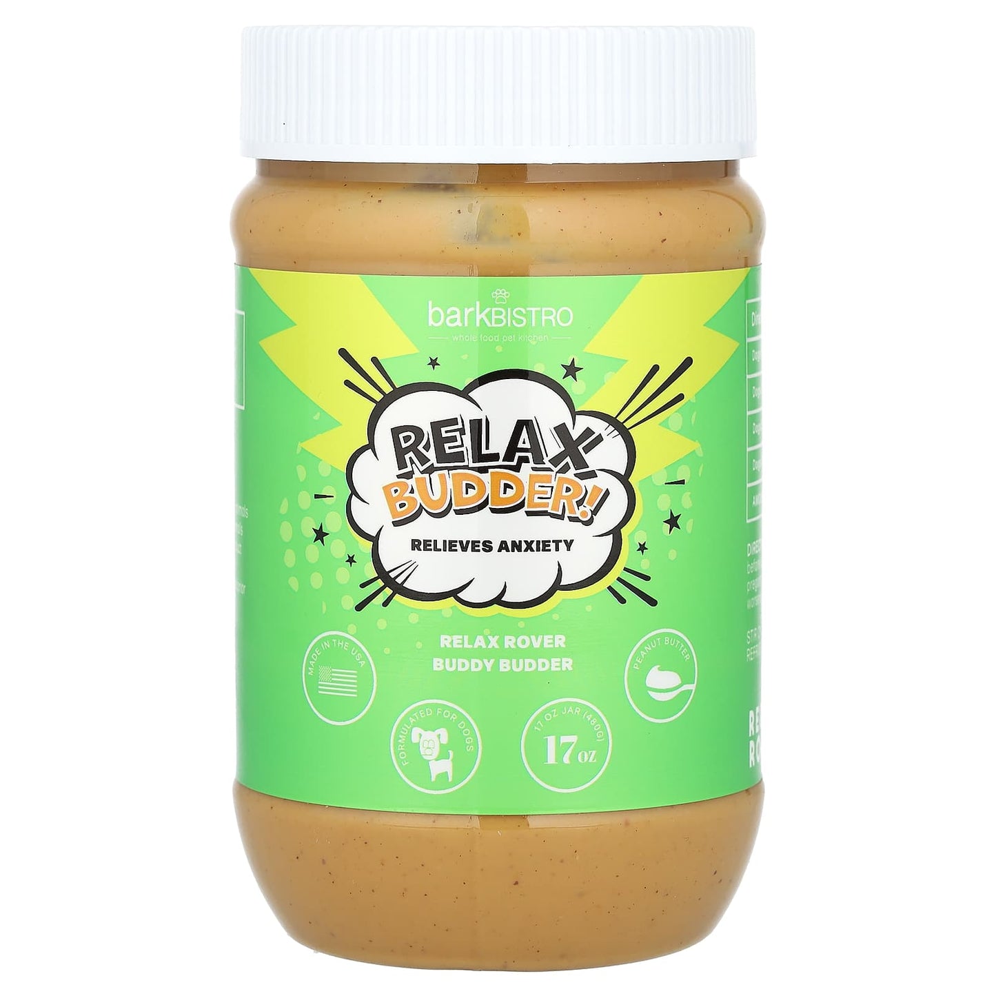 Relax Budder by Bark Bistro | Anxiety Relief for Dogs - 17 oz - Image 1