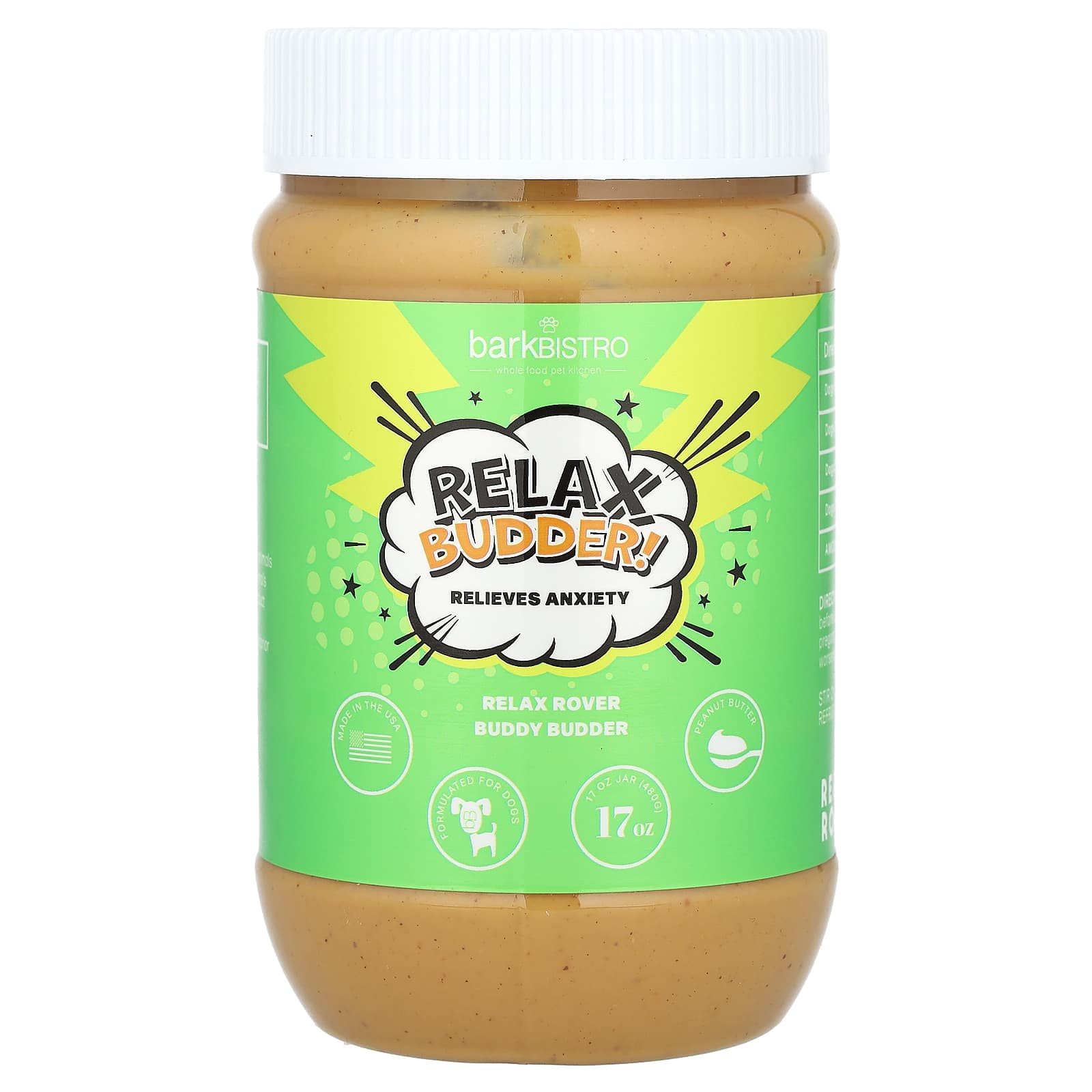 Relax Budder by Bark Bistro | Anxiety Relief for Dogs - 17 oz - Image 1