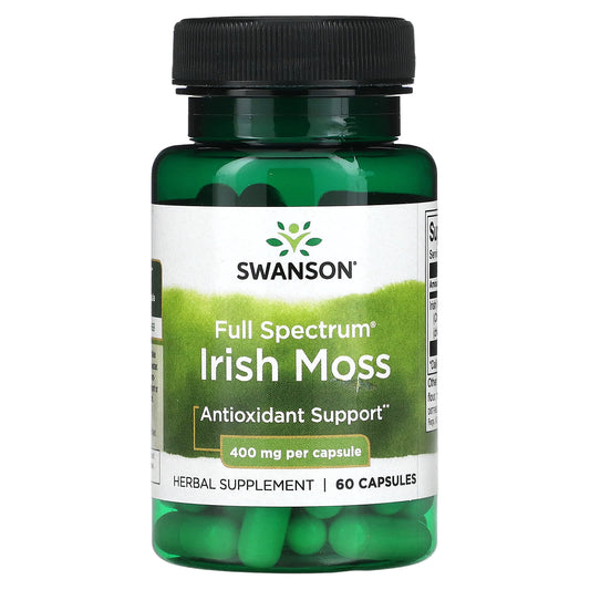 Swanson, Full Spectrum Irish Moss, 400 mg, 60 Capsules - Image 1