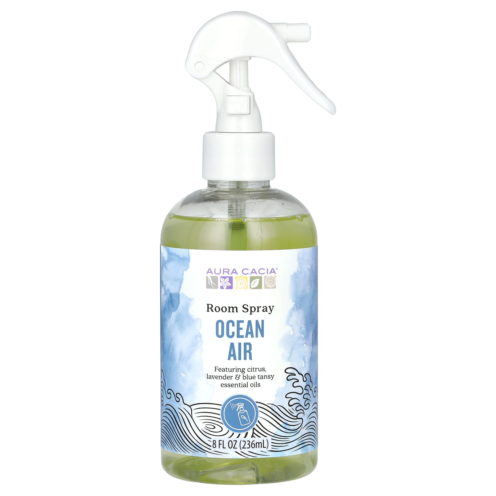 Aura Cacia Ocean Air Room Spray - Calming Citrus Lavender Bliss - Image 1