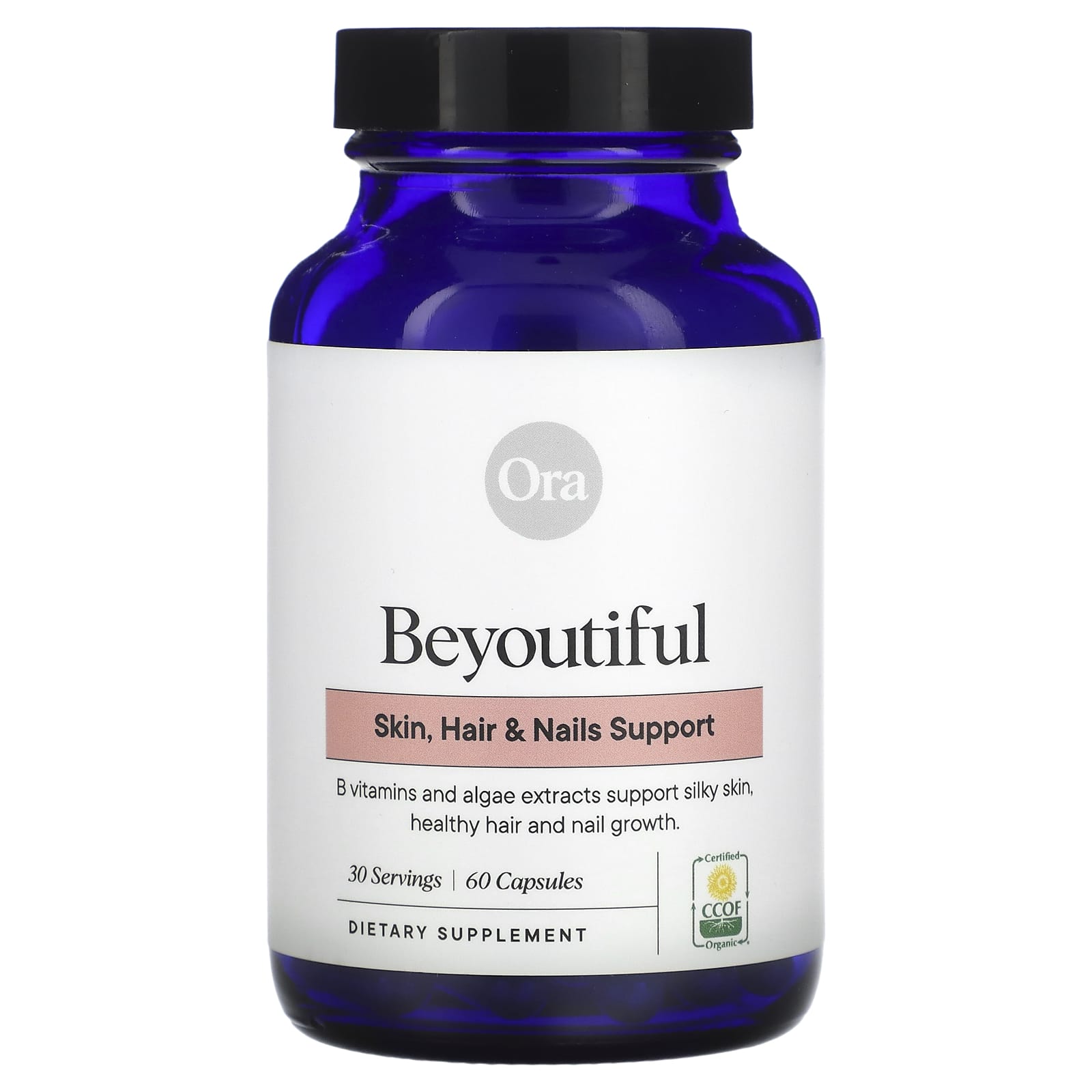 Ora, Beyoutiful, Skin, Hair & Nails Support, 60 Capsules - Image 1