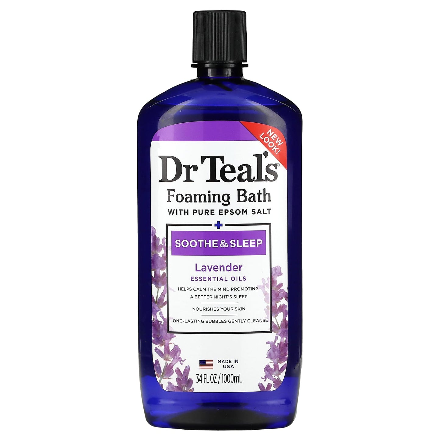 Relax with Dr. Teal's Foaming Bath - Epsom Salt & Lavender - Image 1