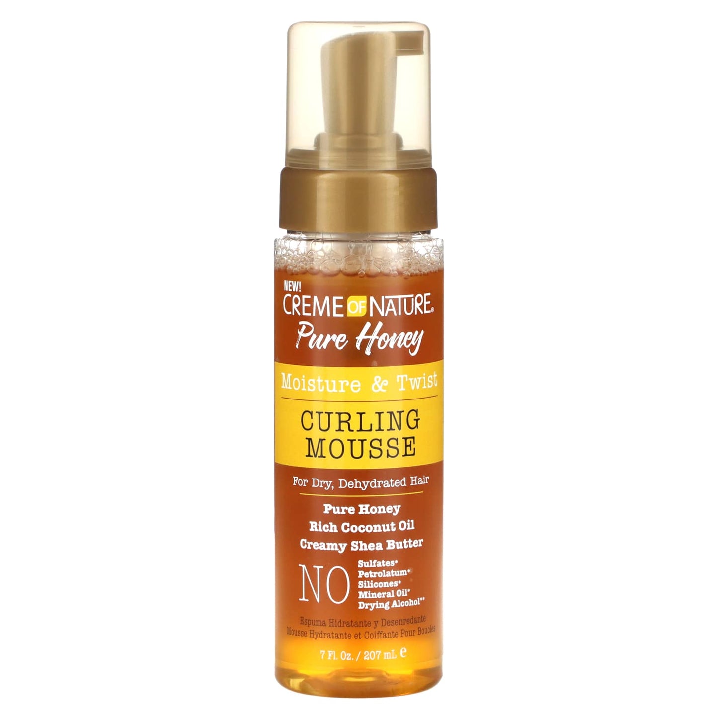 Nourish Dry Hair with Creme of Nature Pure Honey Curling Mousse - Image 1