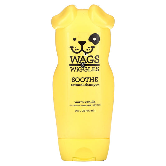 Wags & Wiggles, Soothe Oatmeal Shampoo, Warm Vanilla, 16 fl oz (473 ml) - Image 1