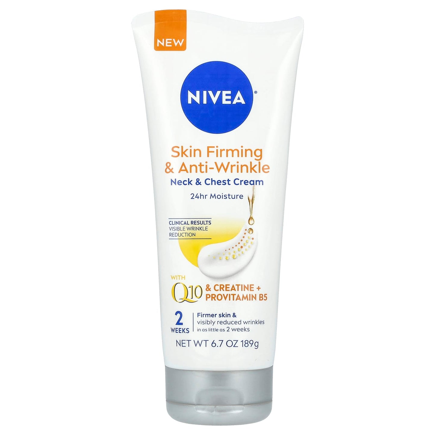 Nivea, Skin Firming & Anti-Wrinkle Neck & Chest Cream, 6.7 oz (189 g) - Image 1