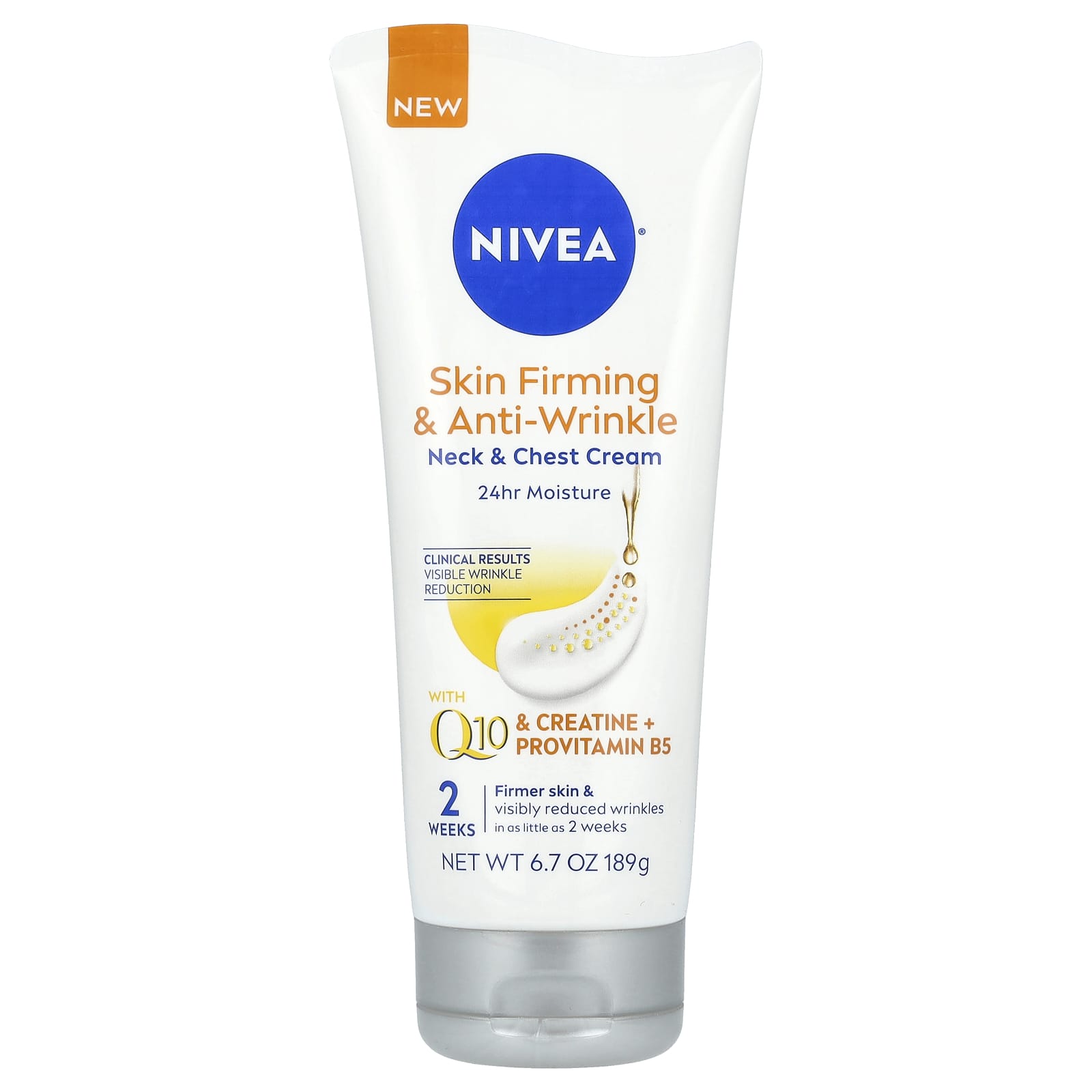 Nivea, Skin Firming & Anti-Wrinkle Neck & Chest Cream, 6.7 oz (189 g) - Image 1