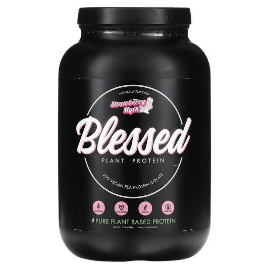 Blessed Strawberry Plant-Based Protein Powder, 2.1 lb - Image 1