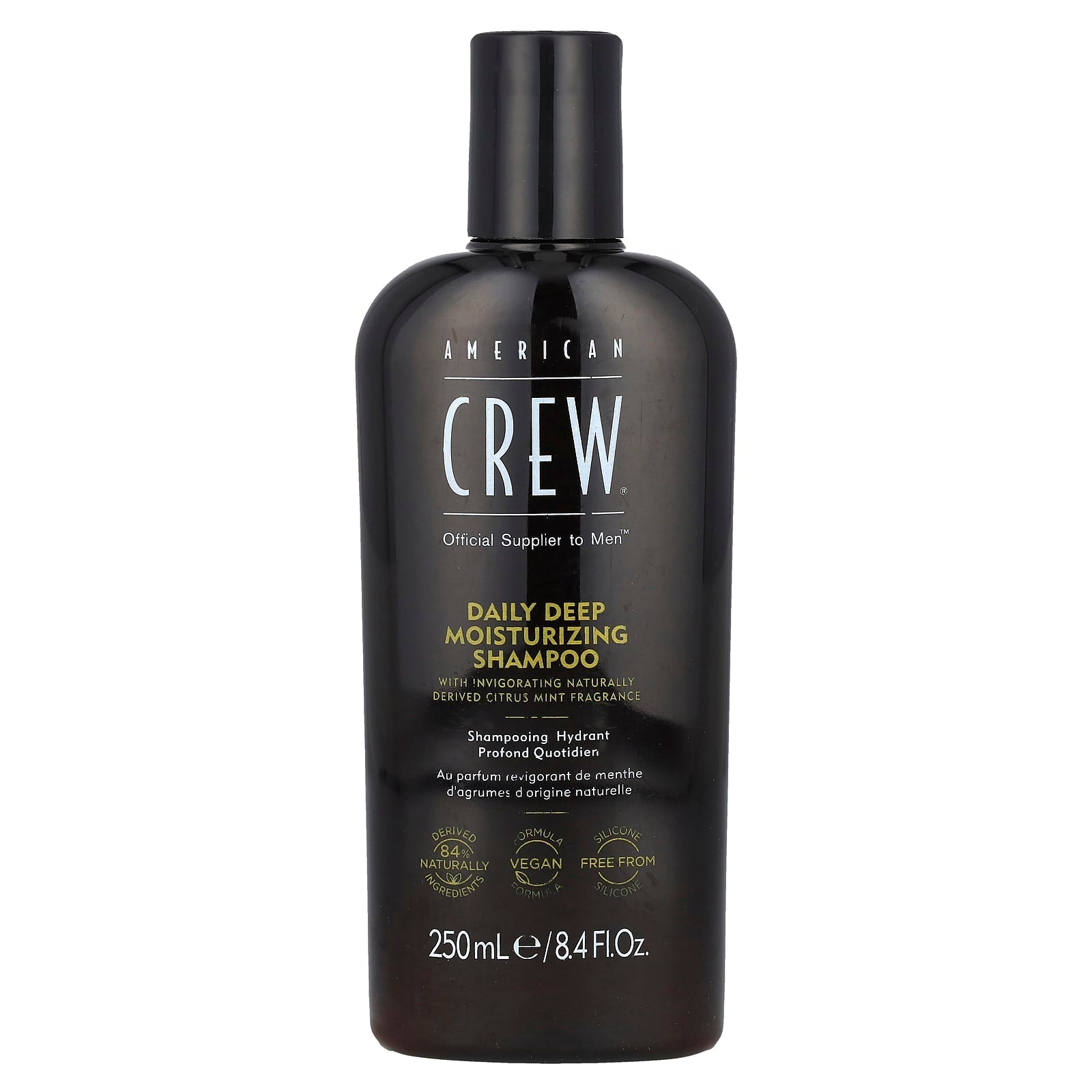 American Crew Daily Moisturizing Shampoo with Citrus Mint, 8.4 fl oz - Image 1