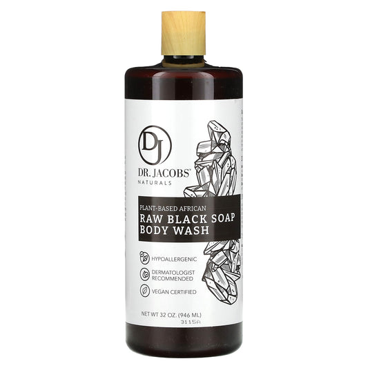 Nourishing African Raw Black Soap Body Wash - Plant-Based, Vegan & Cruelty-Free - Image 1