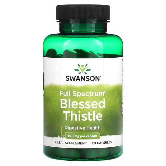 Swanson, Full Spectrum, Blessed Thistle, 400 mg, 90 Capsules - Image 1