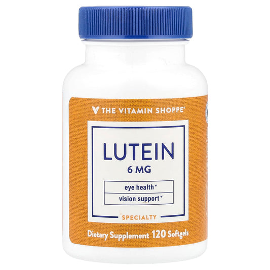 The Vitamin Shoppe, Lutein, 6 mg, 120 Softgels - Image 1