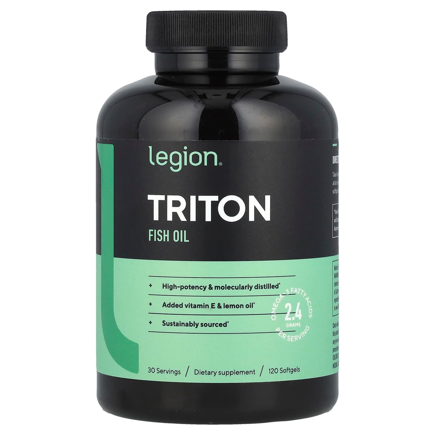 Legion Athletics, Triton Fish Oil, 120 Softgels - Image 1