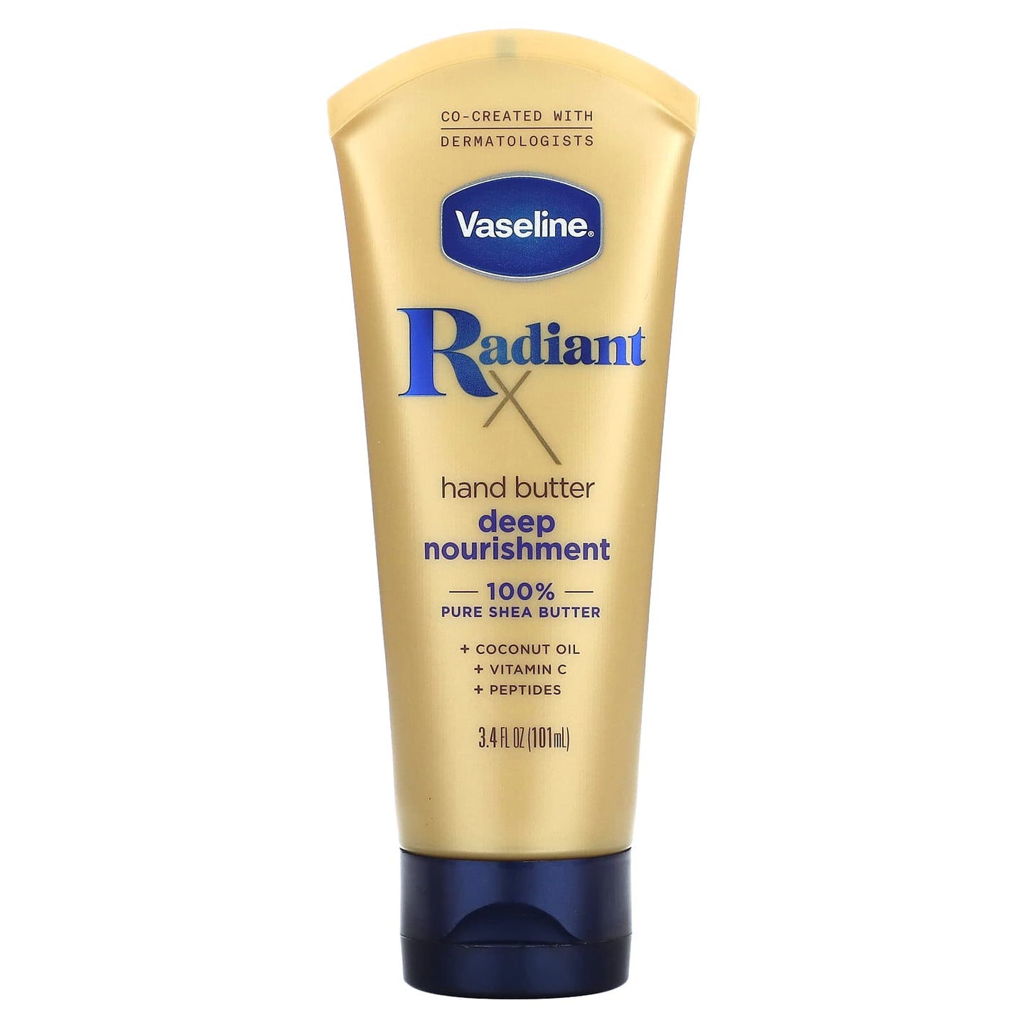 Vaseline, RadiantX, Deep Nourishment Hand Butter, 3.4 fl oz (101 ml) - Image 1