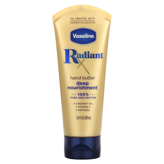 Vaseline, RadiantX, Deep Nourishment Hand Butter, 3.4 fl oz (101 ml) - Image 1