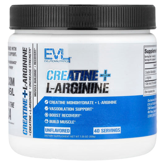 EVLution Creatine + L-Arginine Supplement for Muscle Recovery & Growth - Image 1