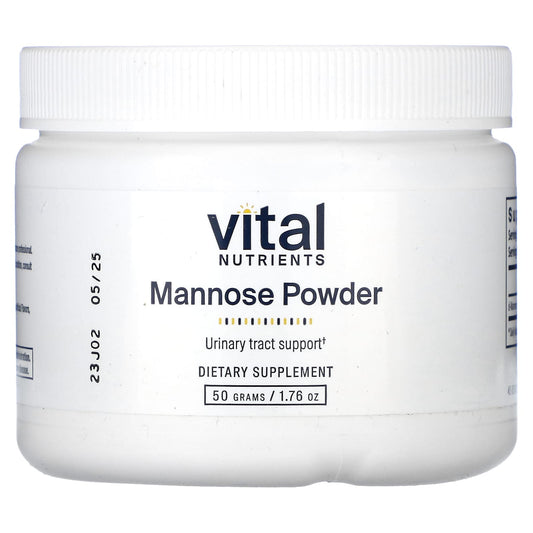 Vital Nutrients, Mannose Powder, 1.76 oz (50 g) - Image 1