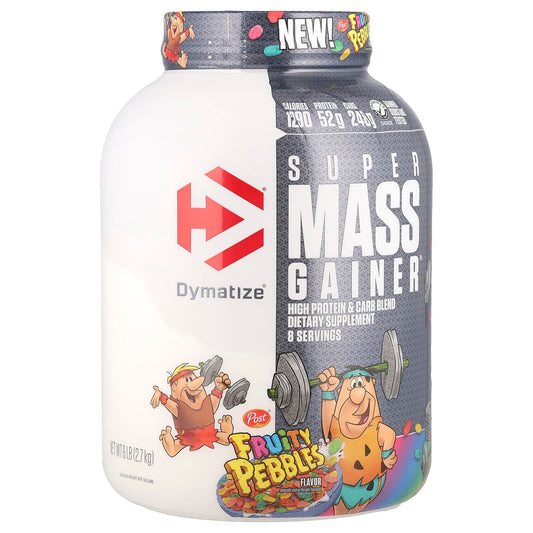 Dymatize Super Mass Gainer Fruity Pebbles 6 lbs High-Protein Supplement - Image 1