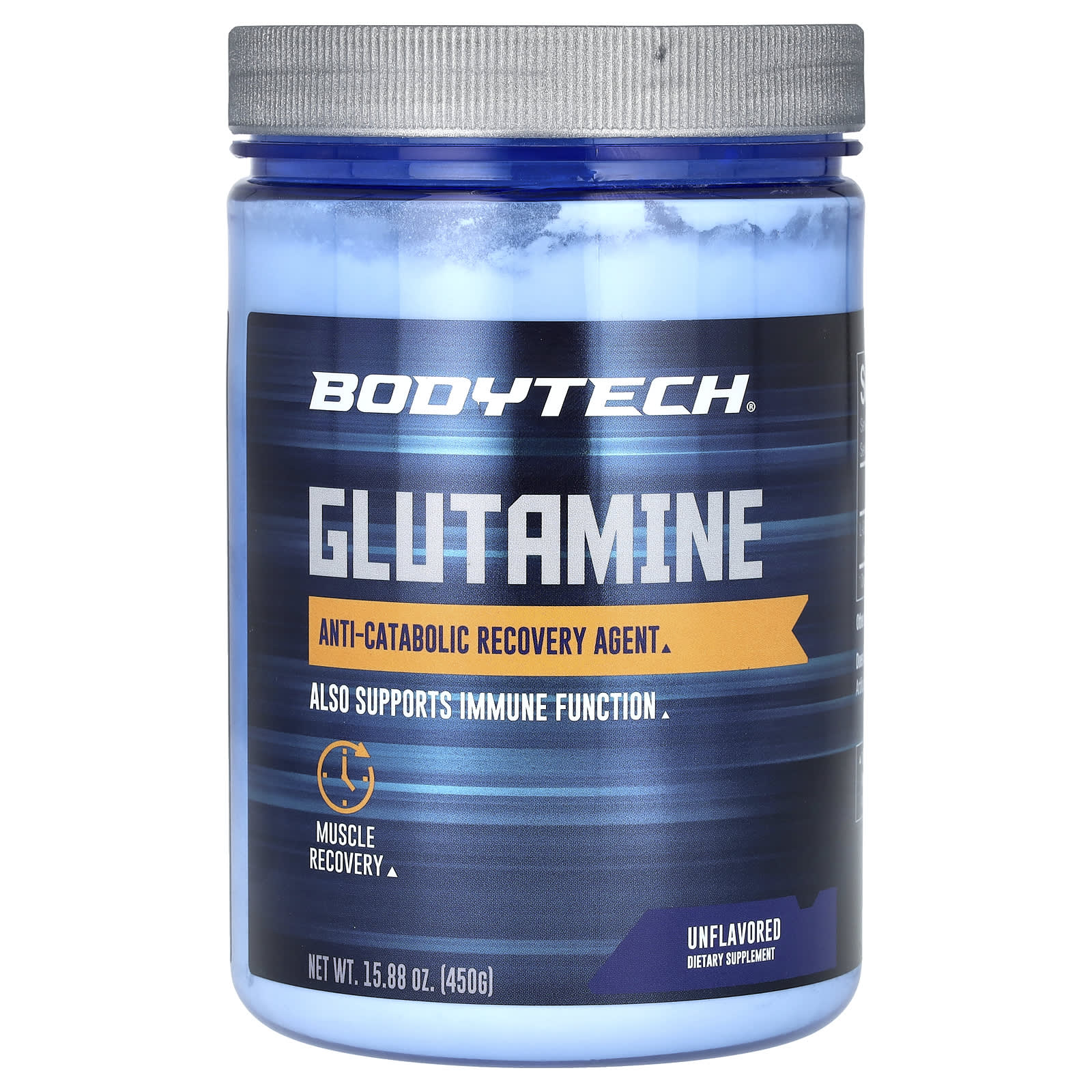 BodyTech Glutamine Unflavored 450g for Rapid Muscle Recovery - Image 1