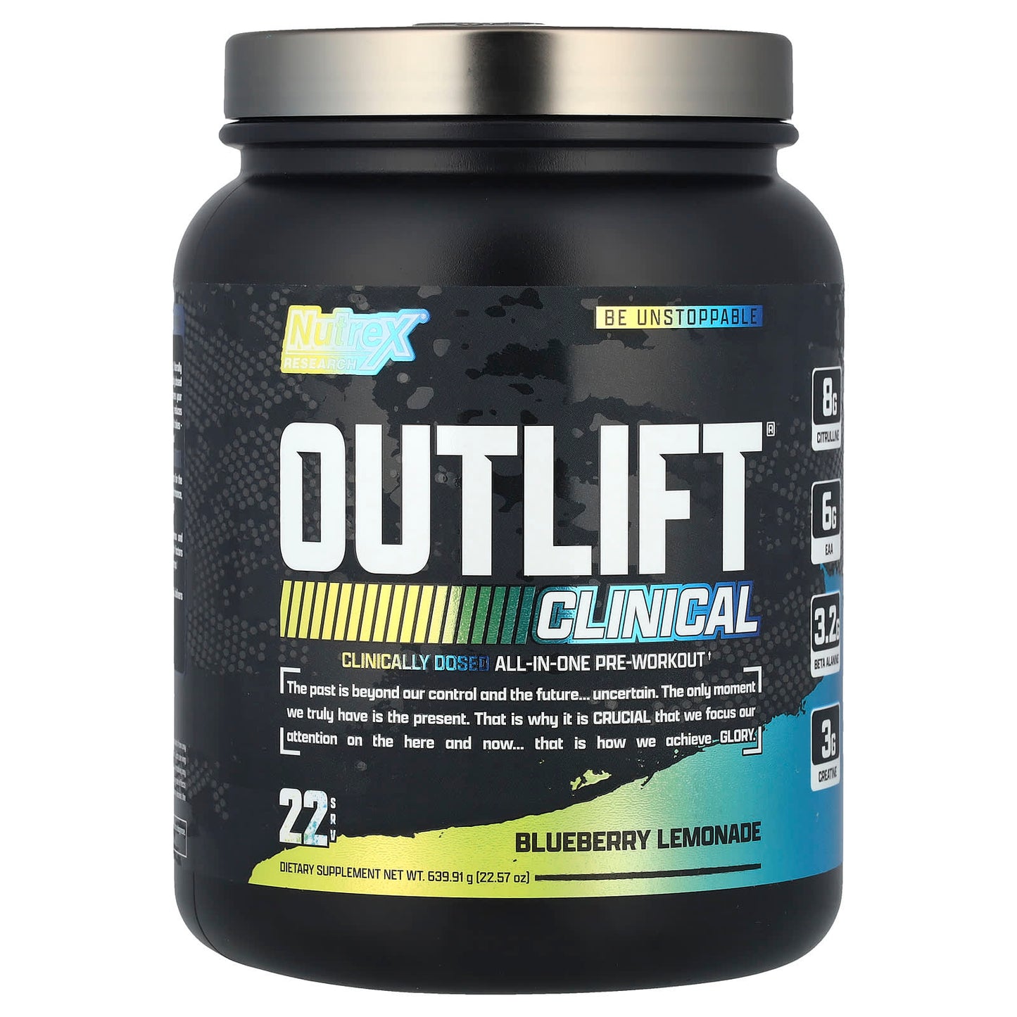 Nutrex Research, Outlift® Clinical, Blueberry Lemonade, 22.57 oz (639.91 g) - Image 1