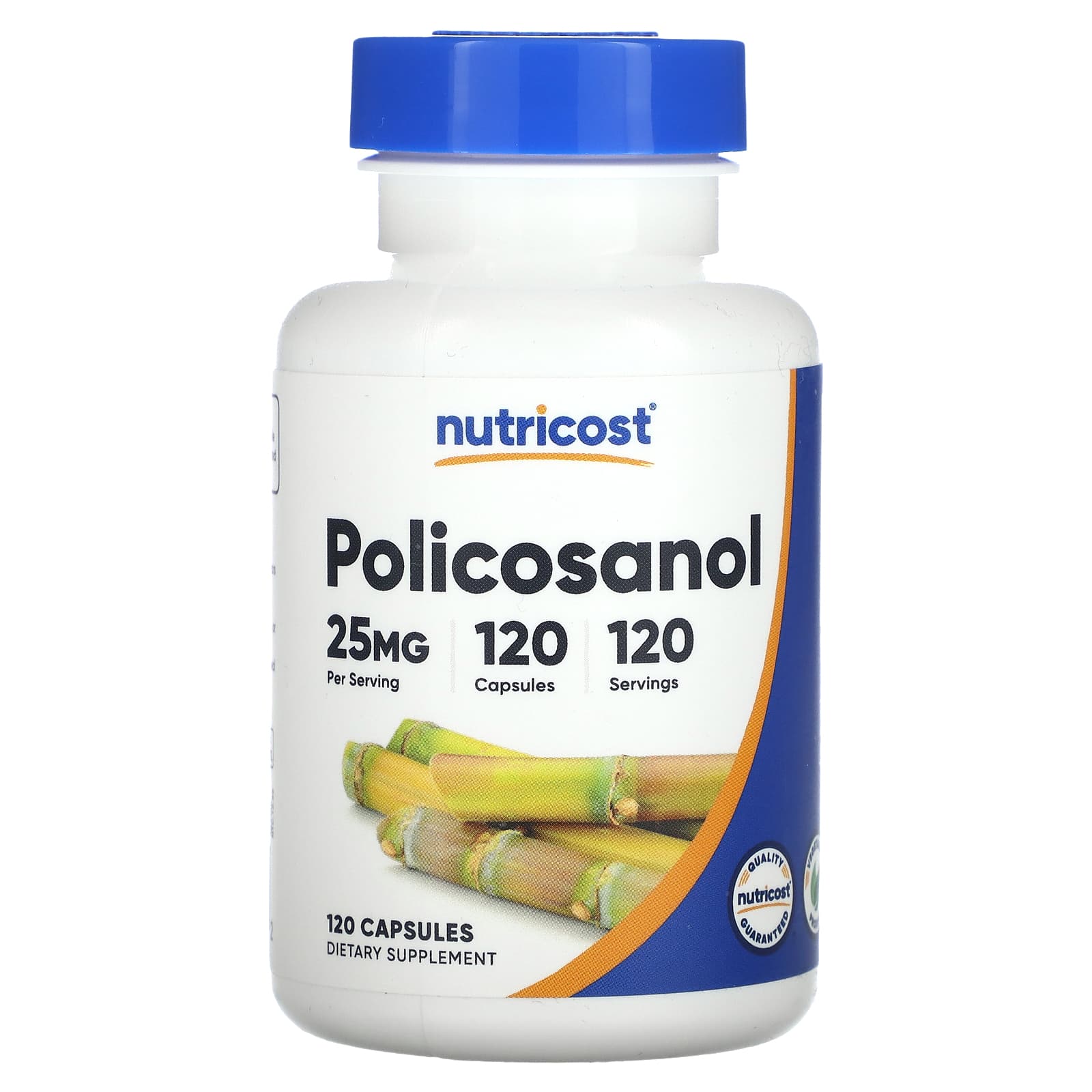 Nutricost, Policosanol, 25 mg, 120 Capsules - Image 1