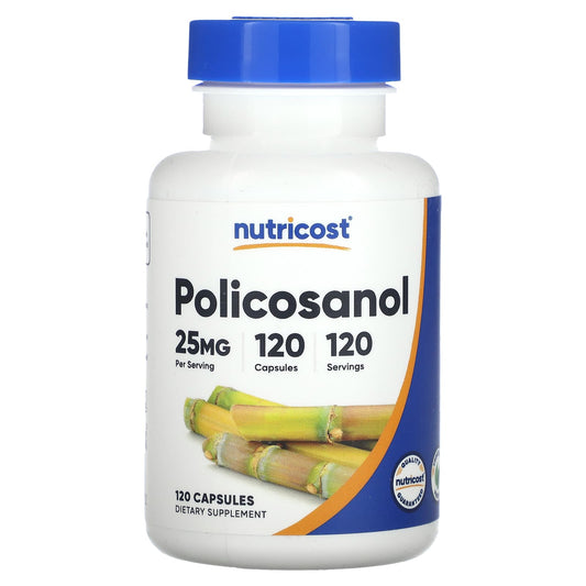 Nutricost, Policosanol, 25 mg, 120 Capsules - Image 1