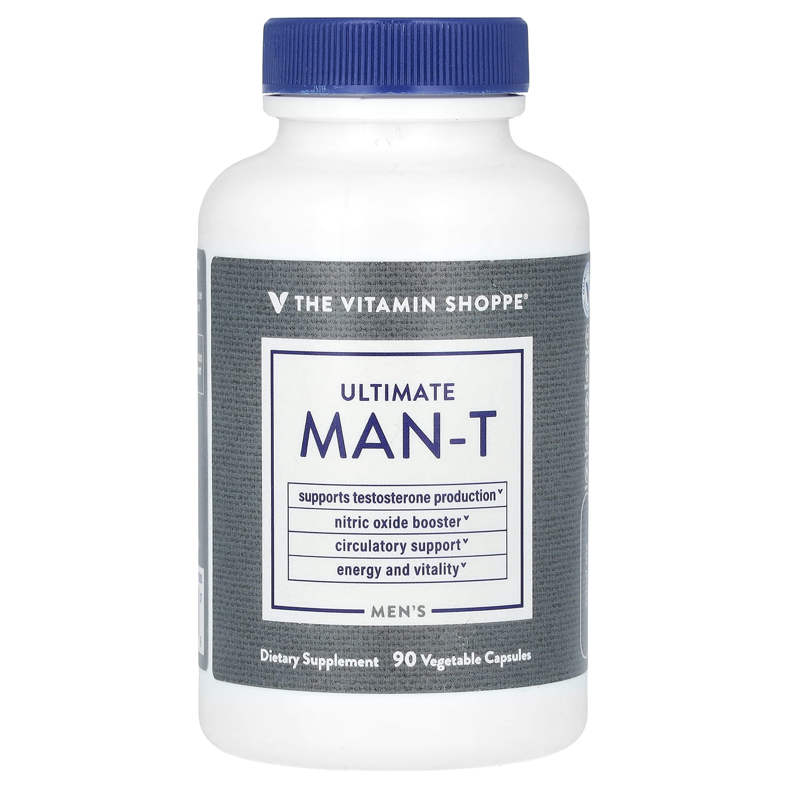 The Vitamin Shoppe, Men's Ultimate Man-T, 90 Vegetable Capsules - Image 1